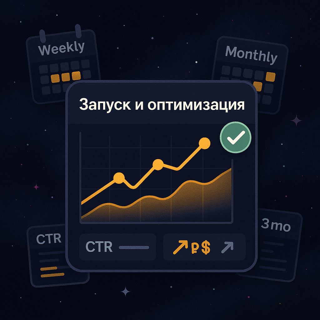 Запуск и оптимизация рекламы